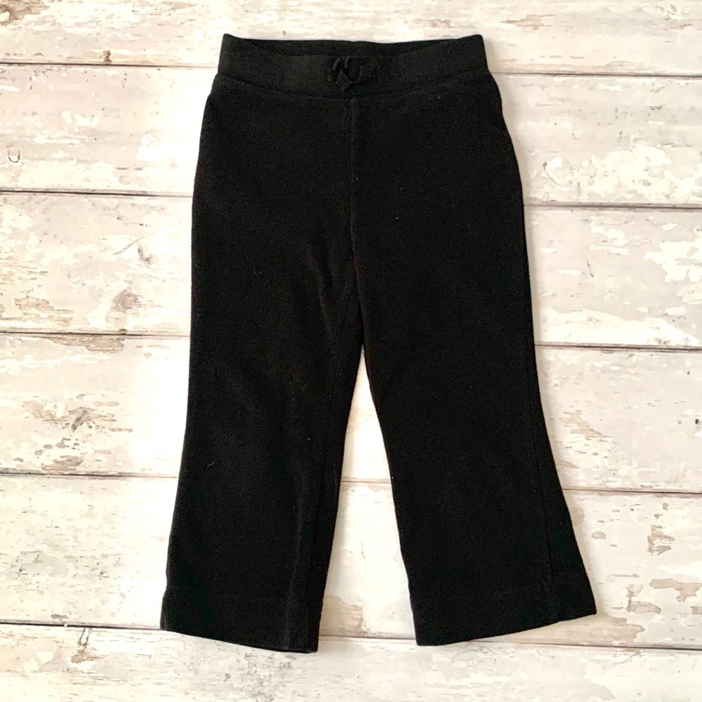Girls 2T Black Fleece Sweatpants Kids Toddler Pants Circo Brand